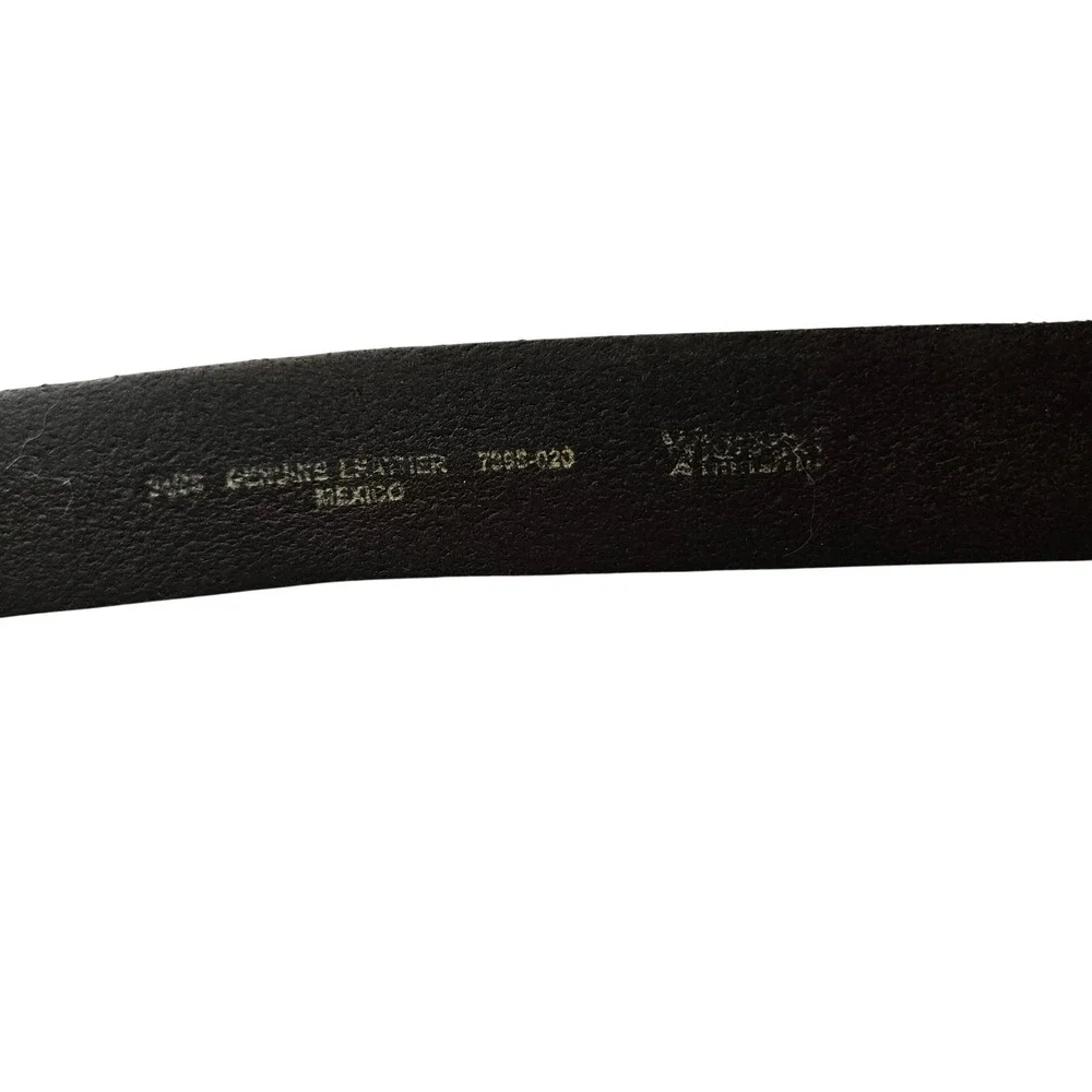 Levi's Men's Genuine Leather Belt Brown Distressed Black Roller Belt S 30-32 NWT